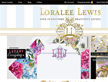 Tablet Screenshot of loraleelewis.com